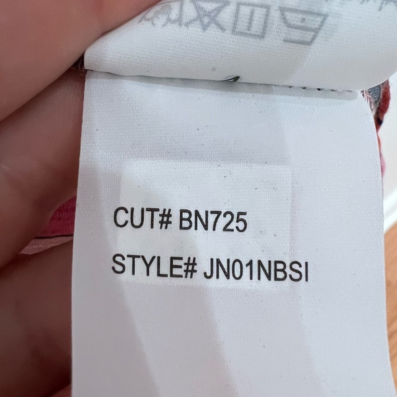 Billabong NWT Sittin Pretty Floral Long Bell Sleeve Romper Tie-front in Pink, M - Picture 15 of 15